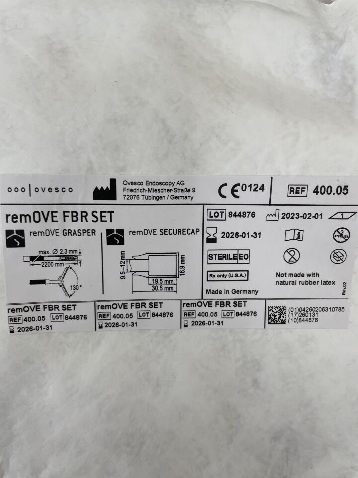 400.05 - OVESCO - Juego de reparación de juntas tóricas, con pinzas y tapa de seguridad 12 (unidades) - (Fecha de caducidad: 31/01/2026)