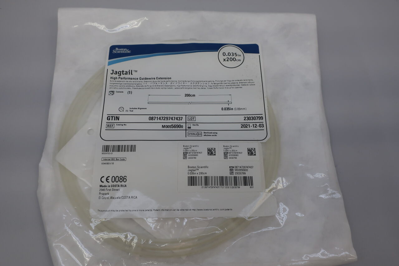 5690 - BOSTON SCIENTIFIC - Jagtail High Performance Guidewire Extension, 0.035 x 200cm, (EA) - ( Expiry Date: 2024-01-11 )