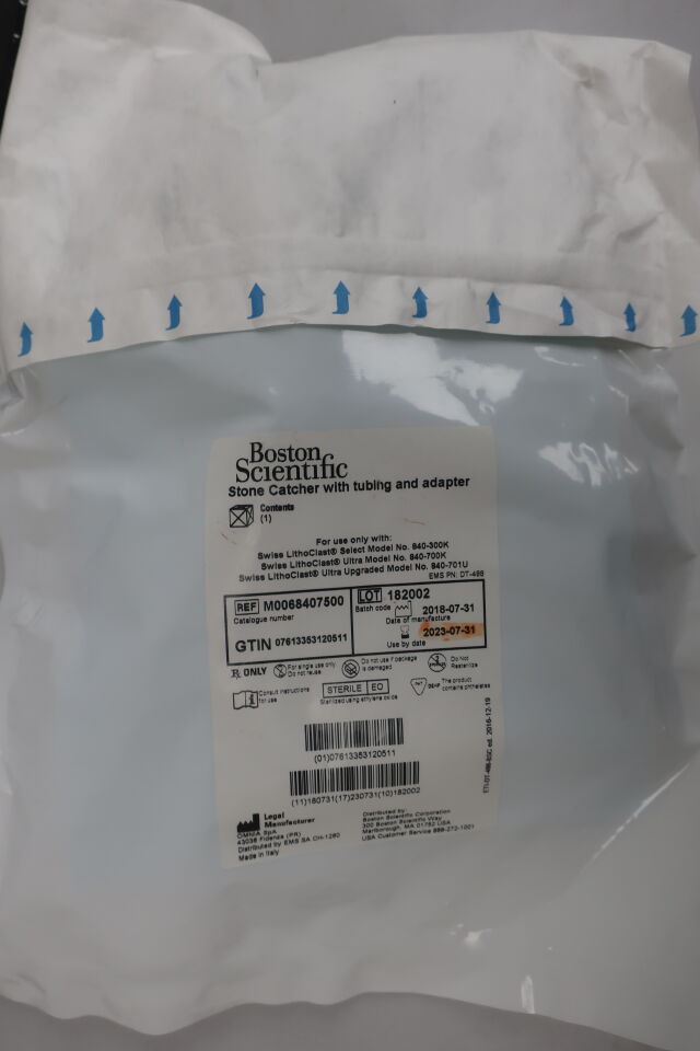 840750 - BOSTON SCIENTIFIC - Stone Catcher with tubing and adapter, for use with Swiss LithoClast, (EA) - ( Expiry Date: 2022-04-30 )