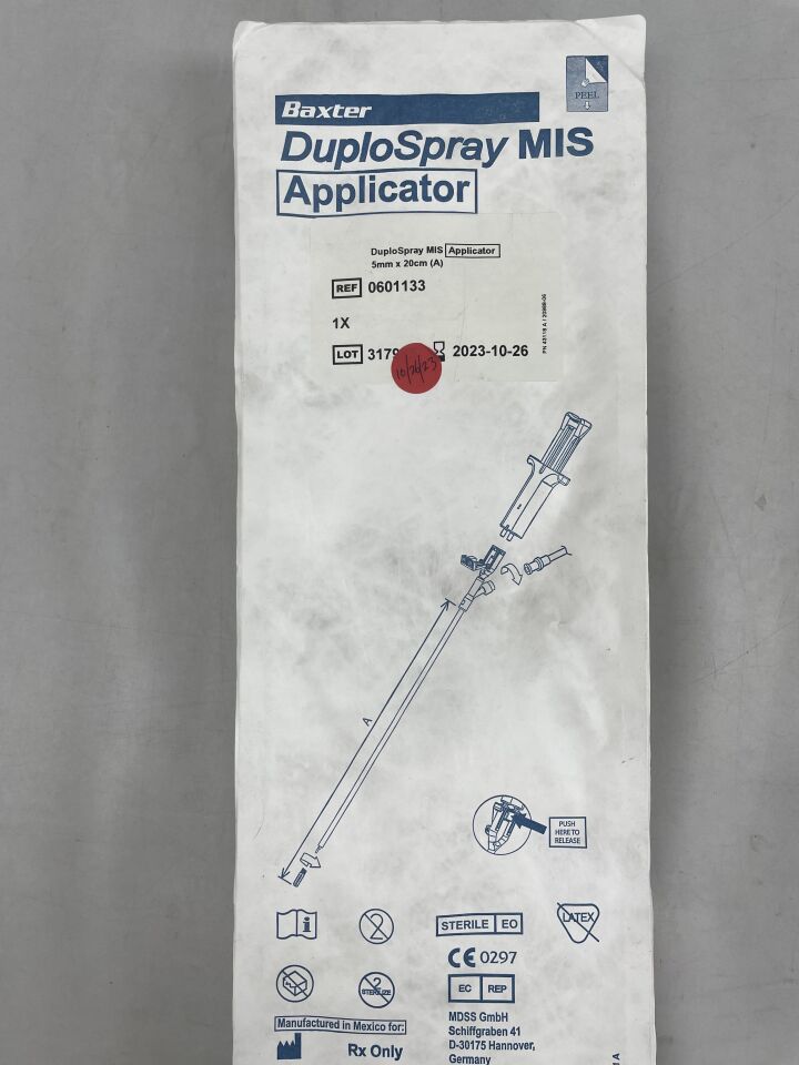 601133 - BAXTER - DuploSpray MIS Applicator, 5mm x 20cm, (EA) - ( Expiry Date: 2023-10-26 )
