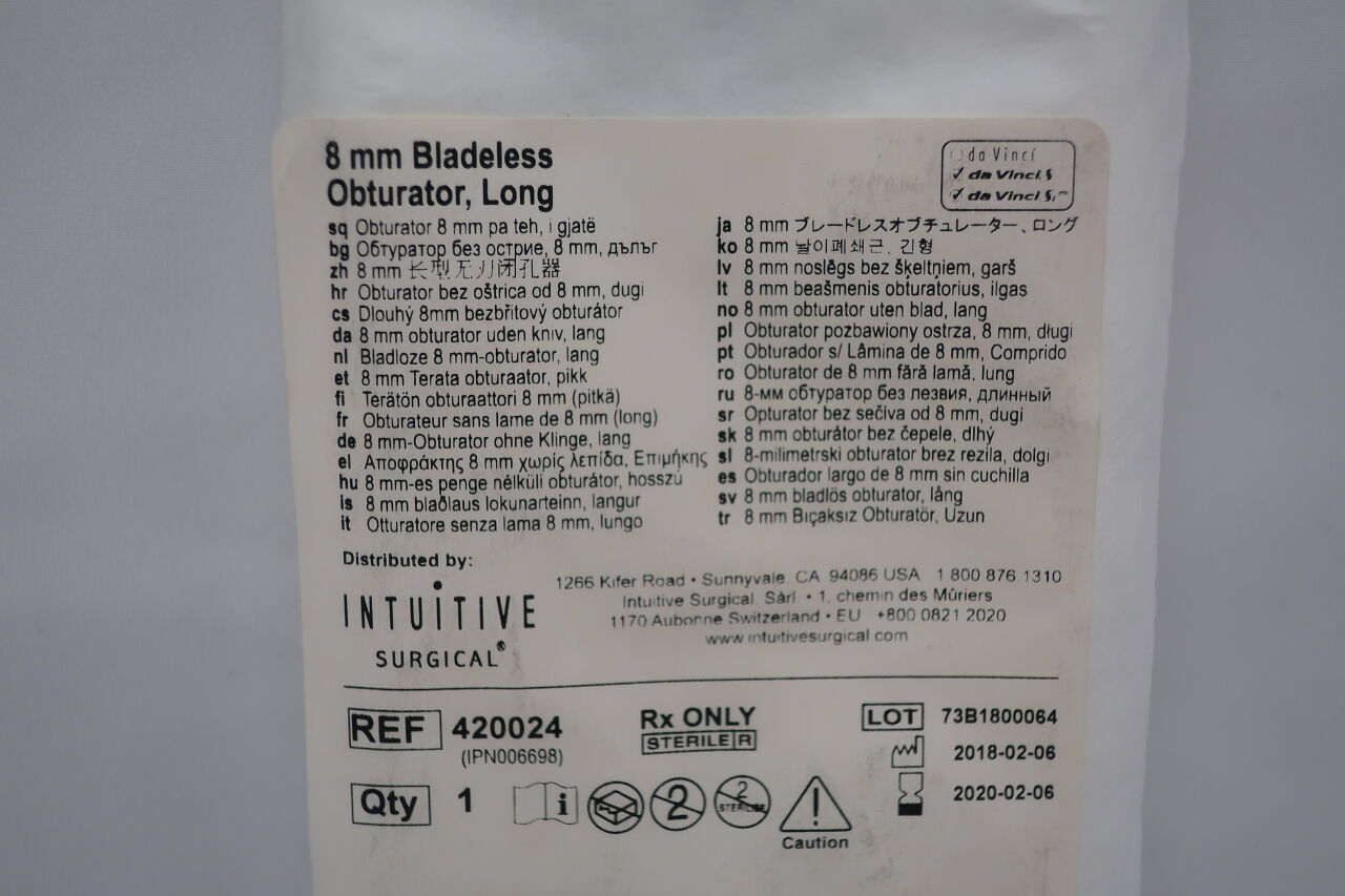 420024 - TELEFLEX - INTUITIVE Da Vinci Bladeless Obturator, Long 8mm, (EA) - ( Expiry Date: 2020-04-10 )