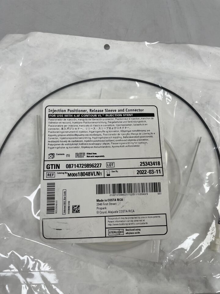 18048VLN - BOSTON SCIENTIFIC - Injection Positioner, Release Sleeve and Connector, 4.8F, (EA) - ( Expiry Date: 2022-03-11 )