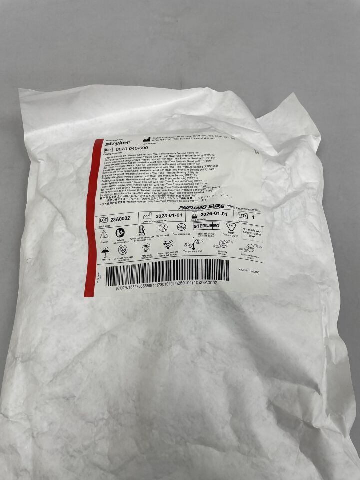 620040690 - STRYKER - Tube Set, Heated w/ Real-Time Pressure Sensing , ( EA ) - ( Expiry Date : 2026-01-01 )