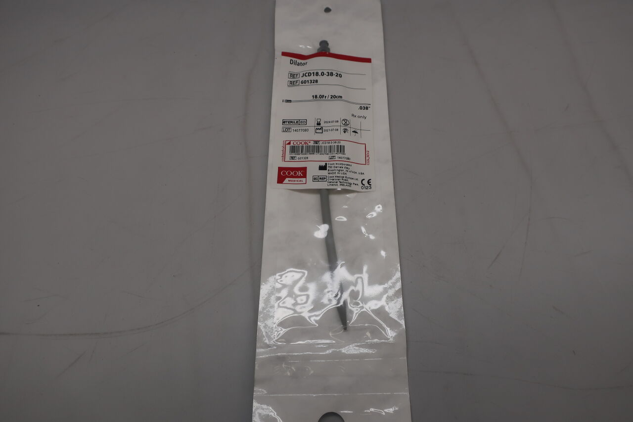 G01328 - COOK - Standard Dilator, 18 Fr x 20 cm Length, (EA) - ( Expiry Date: 2023-12-02 )