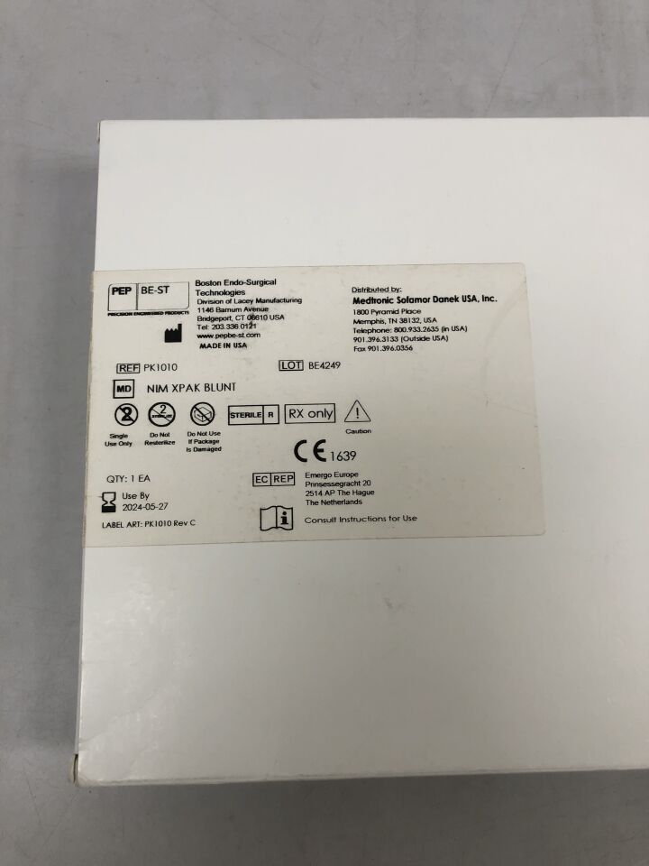 PK1010 - BOSTON ENDOSURGICAL - NIM, XPAK, Blunt, (BX/1)