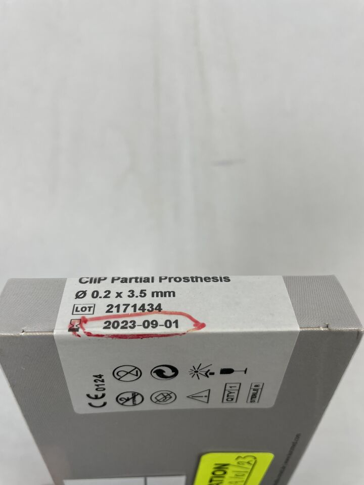 1002257 - KURZ - CLiP Partial Prosthesis, 0.2 x 3.5mm, (BX/1) - ( Expiry Date: 2023-09-01 )
