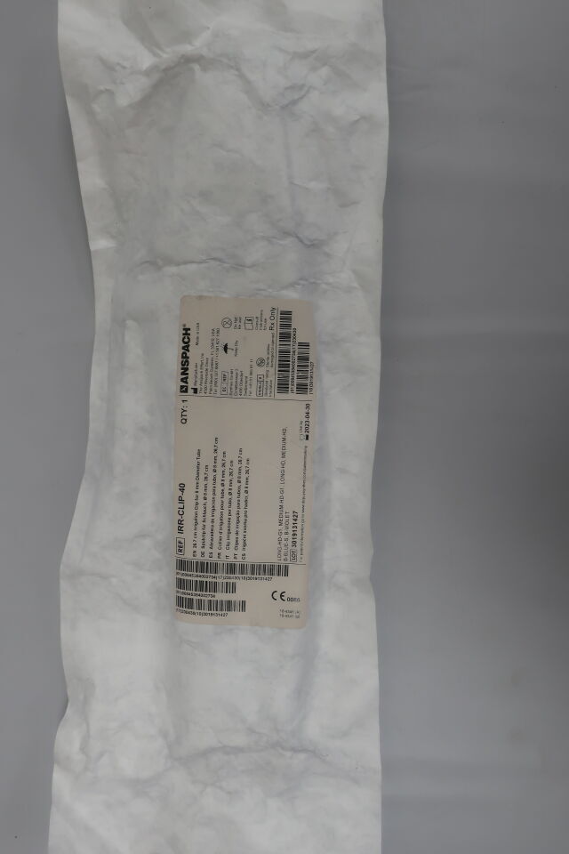 IRR-CLIP-40 - ANSPACH - Irrigation Clip, 26.7 cm Length for 8mm diameter tube, (EA) - ( Expiry Date: 2024-01-08 )