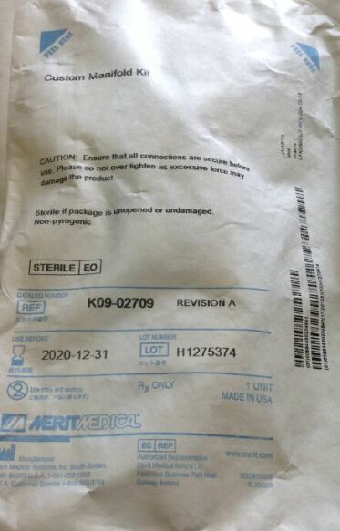 K09-02709A - MERIT - Custom Manifold Kit, (EA) - ( Expiry Date: 2023-10-05 )