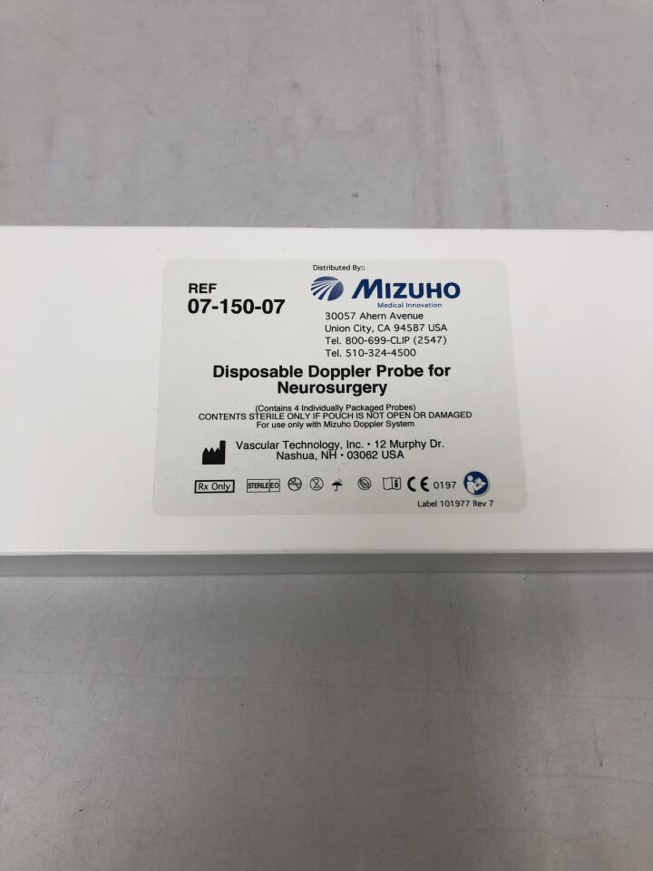 07-150-07 - VASCULAR TECHNOLOGY - Doppler Probe for Neurosurgery, () - ( Expiry Date: 2025-03-15 )