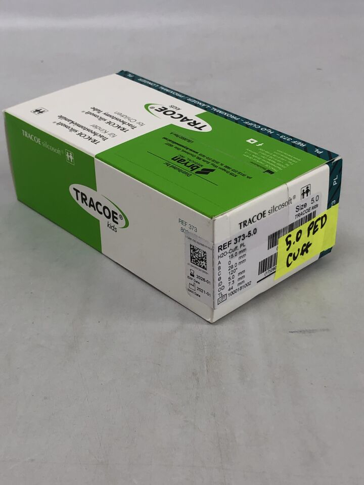373-5.0 - TRACOE - Tracheostomy Tube for Children, Size 5.0 , ( BX/1 ) - ( Expiry Date : 2026-01-31 )