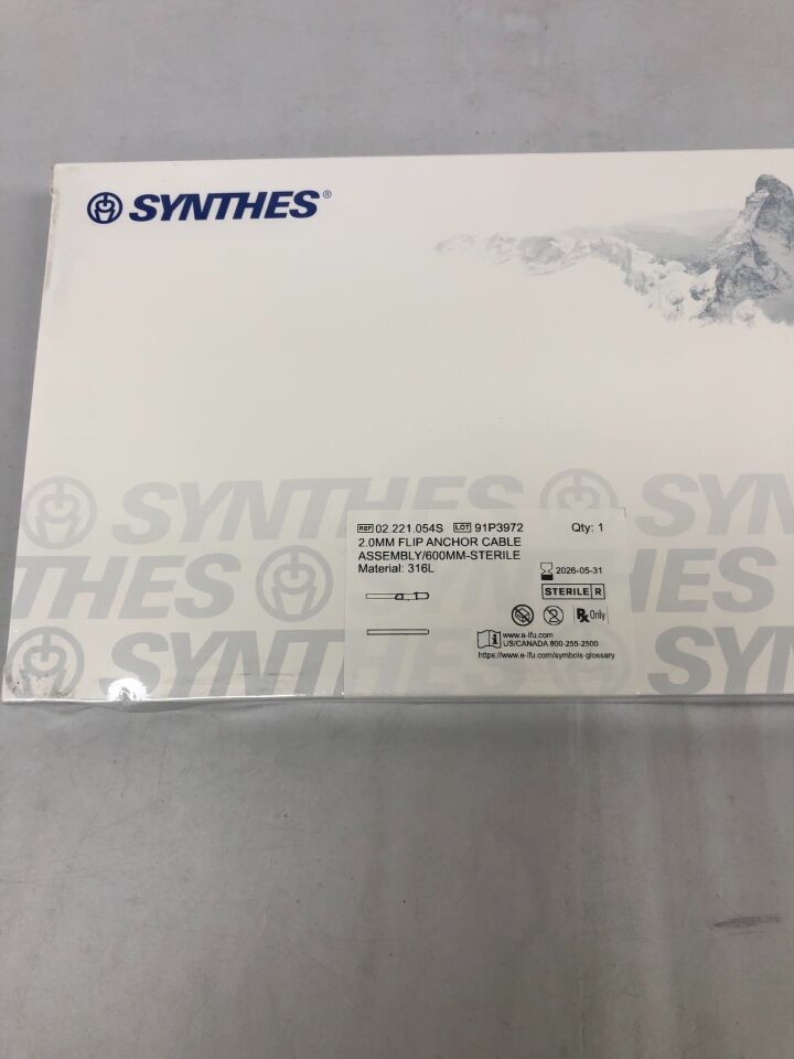 02.221.054S - SYNTHES - 2mm Flip Anchor Cable Assembly, (BX/1) - ( Expiry Date: 2026-05-31 )