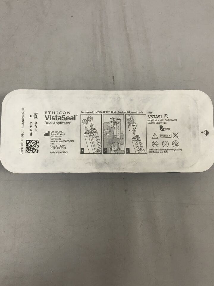 VSTAS1 - ETHICON - vistaseal 雙頭塗抹器,(EA)-(有效期至:2026-05-30)