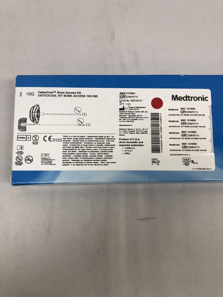 OCN004 - MEDTRONIC - osteocool bone access kit, 10g , ( BX/1 ) - ( Expiry Date : 2025-02-07 )