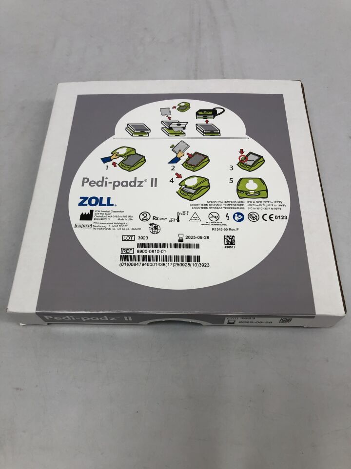 8900-0810-01 - ZOLL - Pedi-Padz II, electrodos para RCP (caja/1) - (Fecha de caducidad: 28/09/2025)