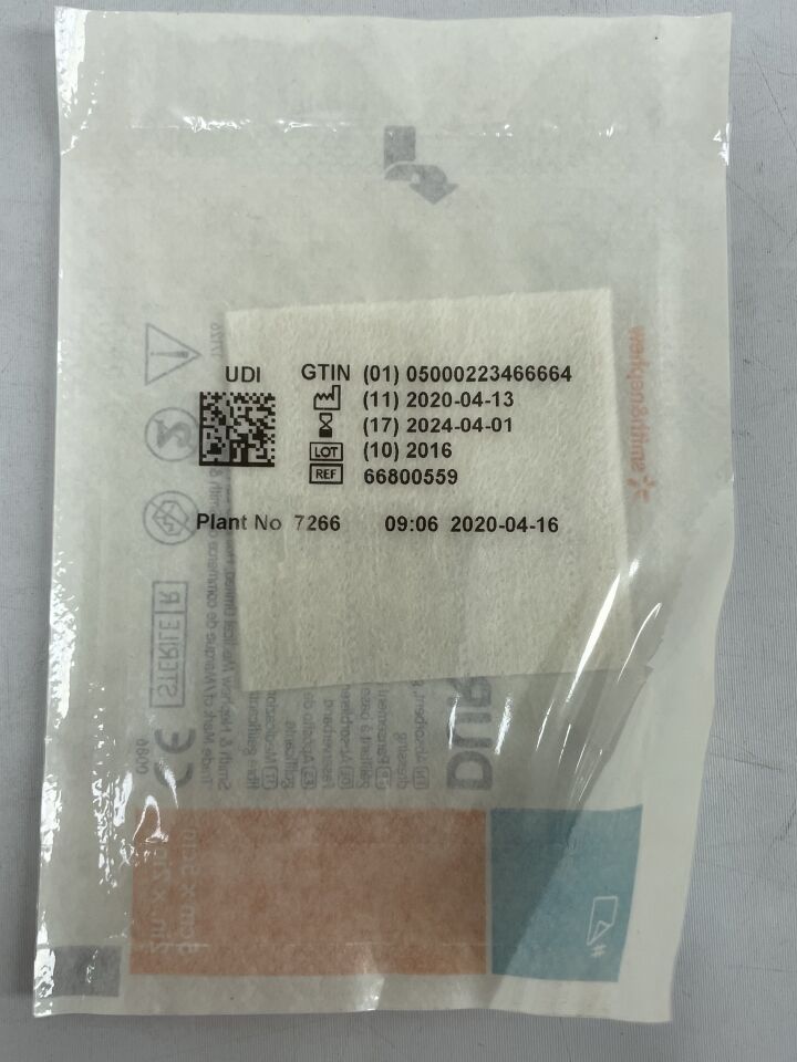 66800559 - SMITH & NEPHEW - Absorbent gelling fibrous dressing, (EA)