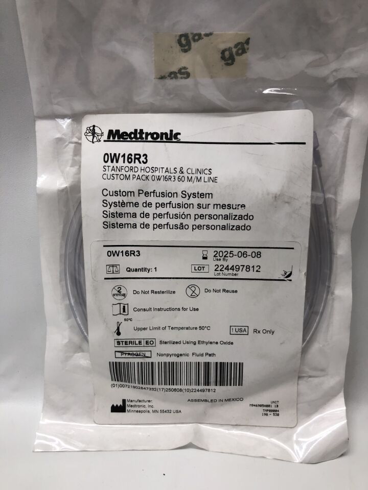 0W16R3 - MEDTRONIC - Custom Perfusion System, 60M/M Line , ( EA ) - ( Expiry Date : 2025-06-08 )