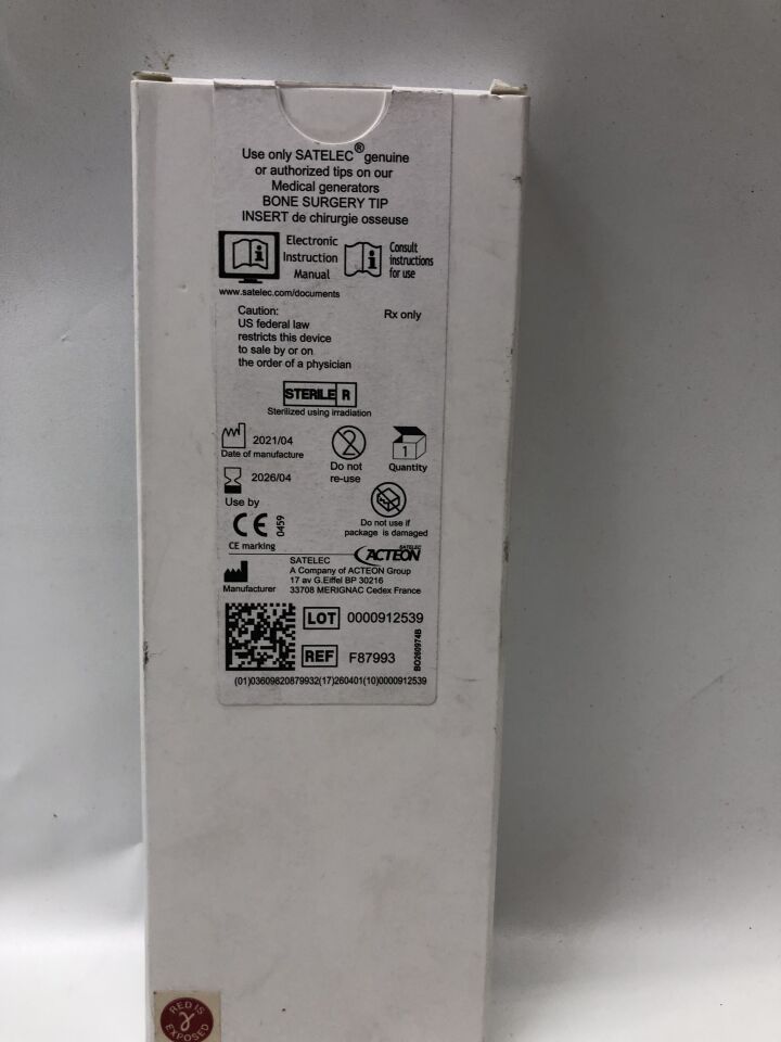 F87993 - SATELEC - Piezotome M+ Straight Saw Tip â RHS5, ()
