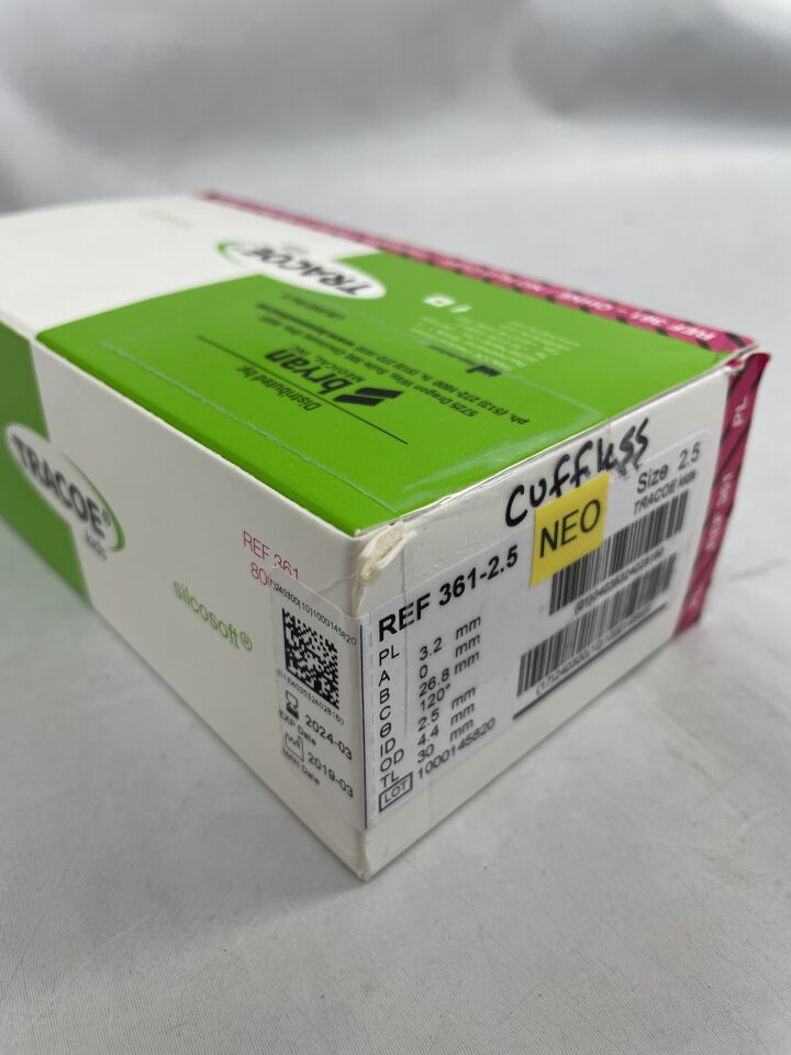 361-2.5 - TRACOE - Tracheostomy Tube TRACOE silcosoft Size 2.5 Neonate / Infant
, () - ( Expiry Date: 2024-03-31 )
