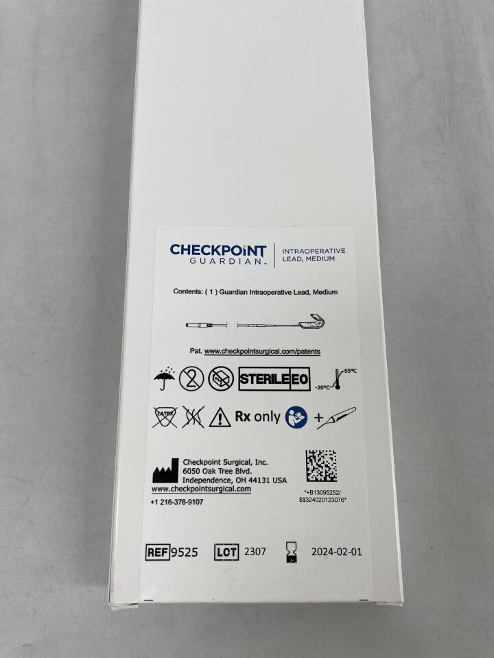 9525 - CHECKPOINT SURGICAL - Intraoperative Lead, medium, (EA) - ( Expiry Date: 2024-02-01 )