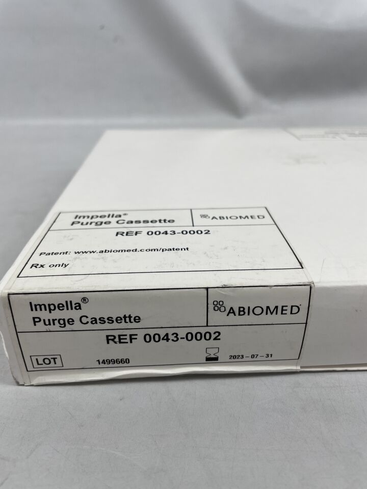 0043-0002 - ABIOMED - Purge Cassette for the Impella 5.0 System, (EA) - ( Expiry Date: 2023-07-31 )