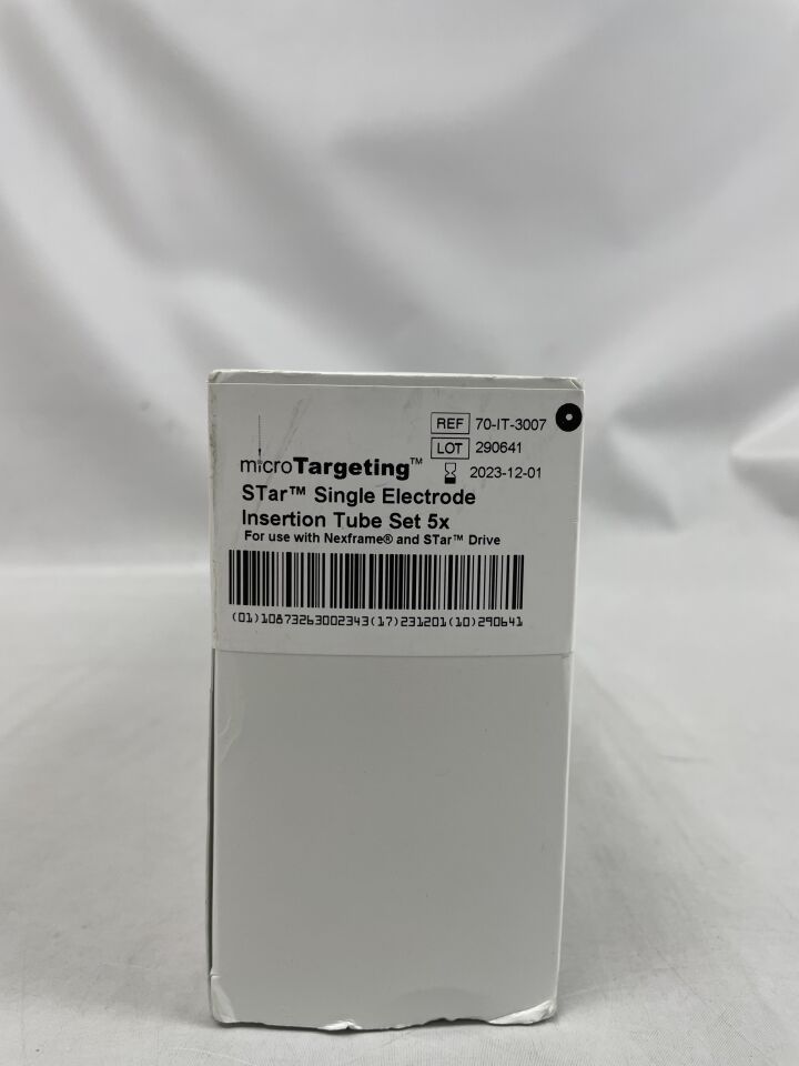 70-IT-3007 - FHC - MicroTargeting Star Array Electrode Insertion Tube , (BX/5) - ( Expiry Date: 2023-12-01 )