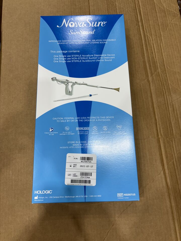 NS2007US - HOLOGIC - NovaSure Impedance Controlled Endometrial Ablation Disposable Device Kit with SureSound Uterine Sound, () - ( Expiry Date: 2023-11-26 )