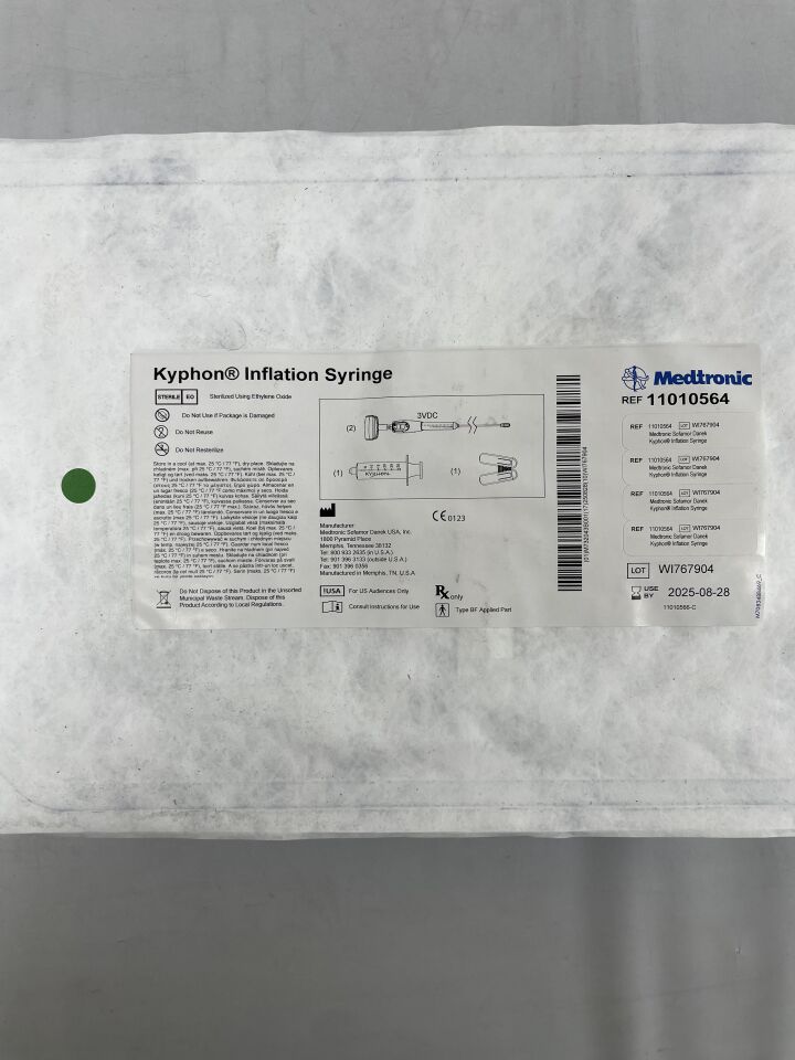 11010564 - MEDTRONIC - kyphon inflation syringe set , ( EA ) - ( Expiry Date : 2025-08-28 )