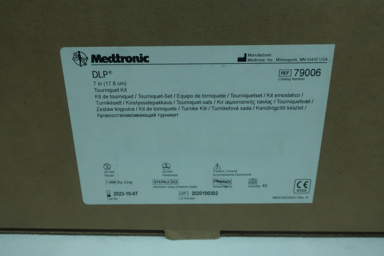 79006 - MEDTRONIC - DLP Tourniquet Set, (EA) - ( Expiry Date: 2023-09-02 )