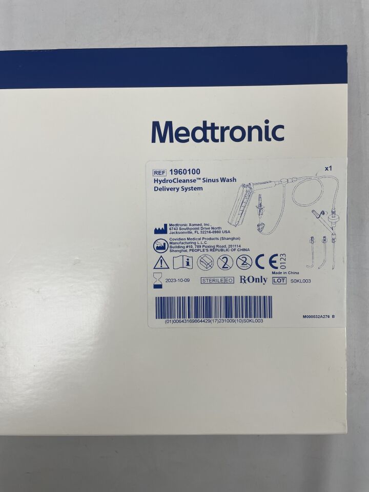 1960100 - MEDTRONIC - HydroCleanse Sinus Wash Delivery System, (EA) - ( Expiry Date: 2023-10-09 )