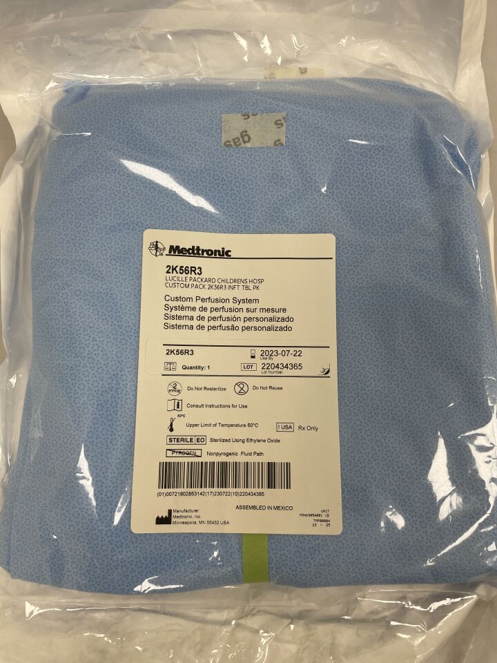 2K56R3 - MEDTRONIC - custom perfusion system, lucille packard childrens hosptial, (EA) - ( Expiry Date: 2023-07-22 )