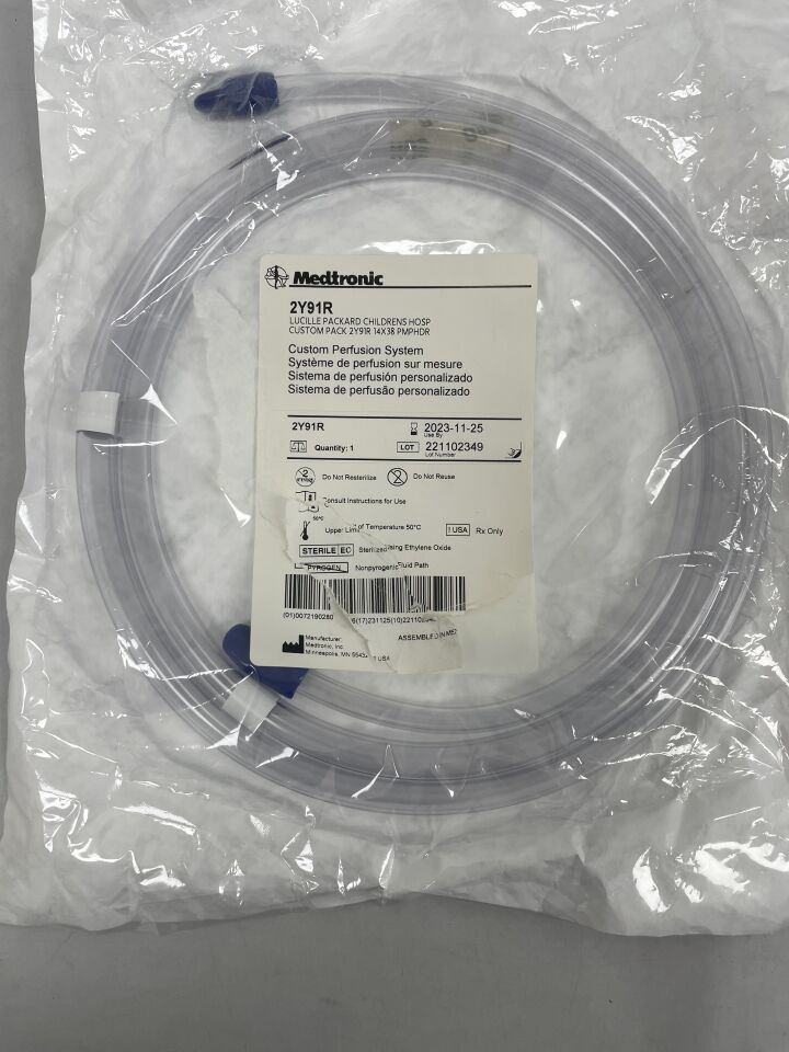 2Y91R - MEDTRONIC - custom perfusion system, lucille packard childrens hosptial, (EA) - ( Expiry Date: 2023-11-25 )
