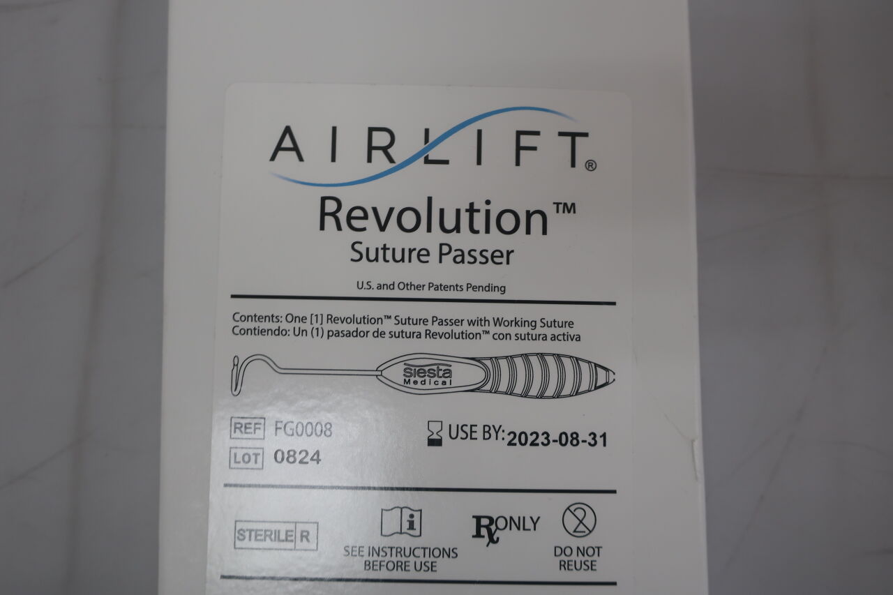 FG0008 - SIESTA - Airlift Revolution Suture Passer with Working Suture, () - ( Expiry Date: 2024-03-31 )