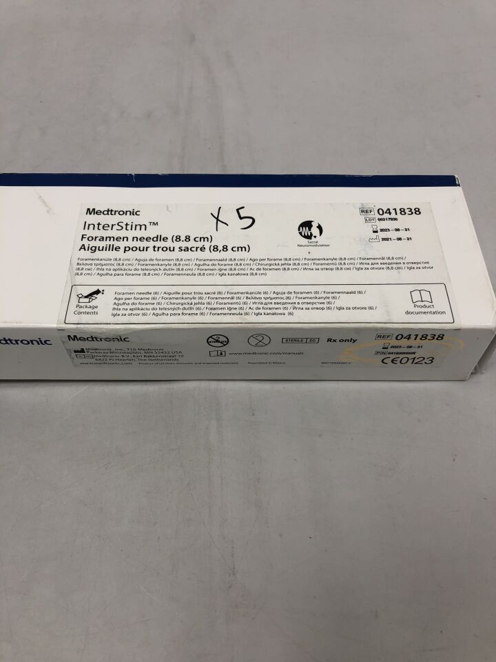 41838 - MEDTRONIC - interstim, 13cm x 18g, foramen needle for sacral nerve stimulation, (EA) - ( Expiry Date: 2023-08-31 )
