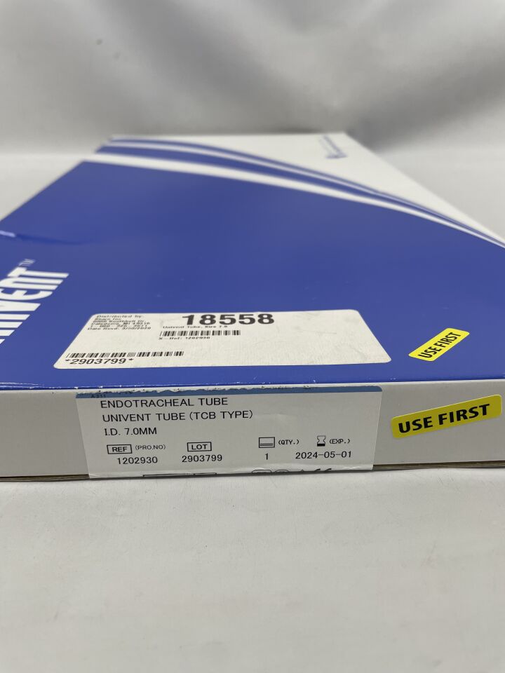 1202930 - PHYCON - ENDOTRACHEAL TUBE UNIEVNT TUBE, TCB TYPE, 7mm, (BX/1) - ( Expiry Date: 2024-05-01 )