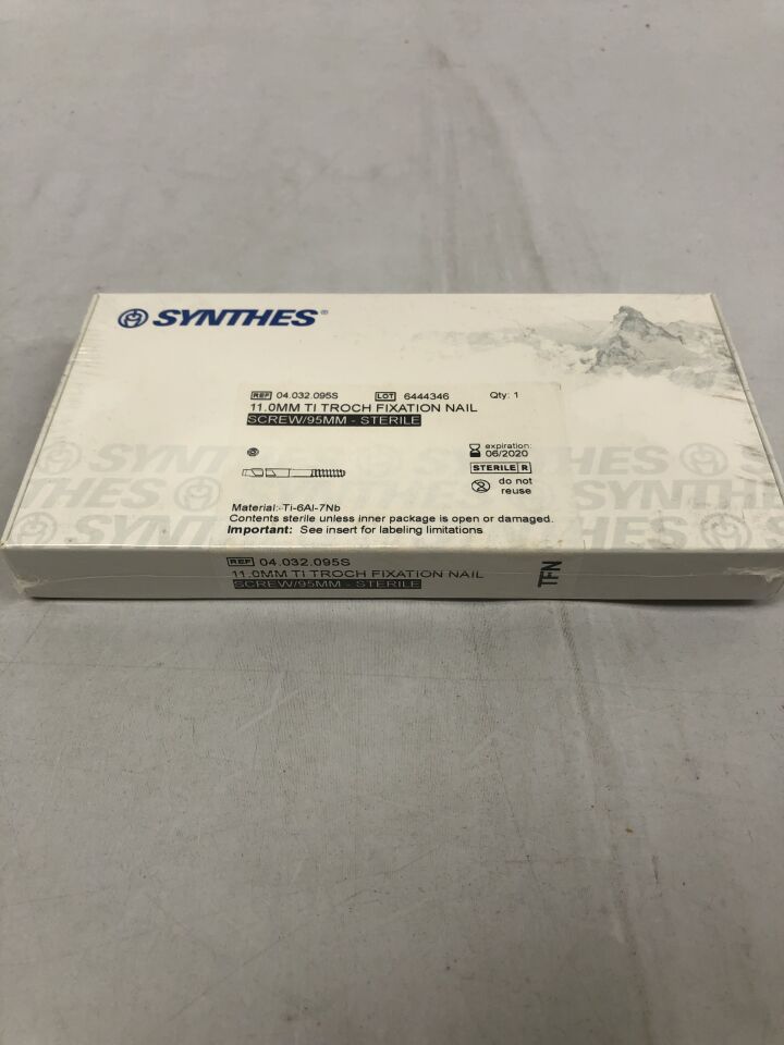 04.032.095S - SYNTHES - Titanium Troch Fixation Nail, 11mm X 95mm, (BX/1) - ( Expiry Date: 2020-06-01 )