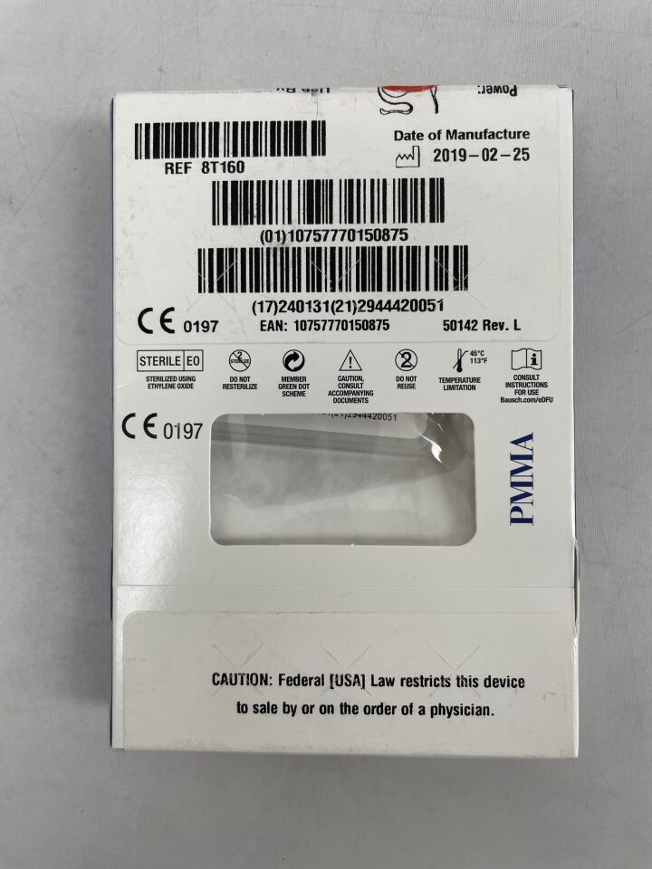 8T160 - BAUSCH & LOMB - PMMA Intraocular Lens, S122UV 12.50MM +16.0, (BX/1) - ( Expiry Date: 2024-01-31 )