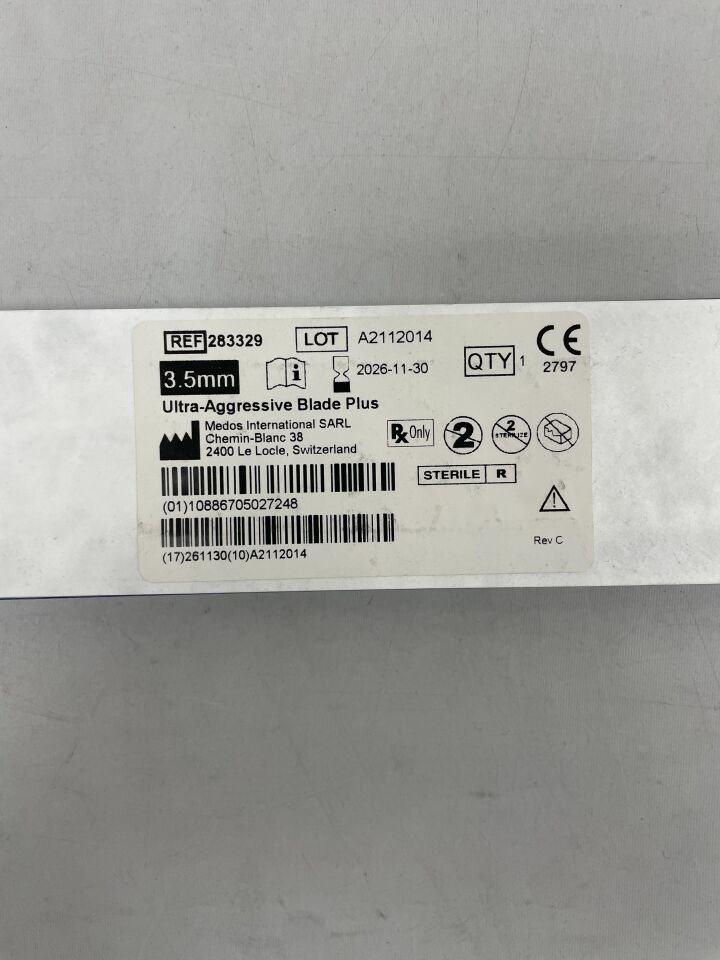 283329 - MEDOS - FMS Ultra-Aggressive Blade Plus 3.5mm , ( EA ) - ( Expiry Date : 2026-11-30 )