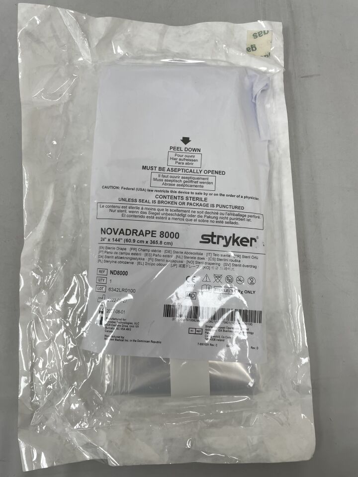 ND8000 - STRYKER - NOVADAQ DRAPE , ( EA ) - ( Expiry Date : 2027-08-01 )