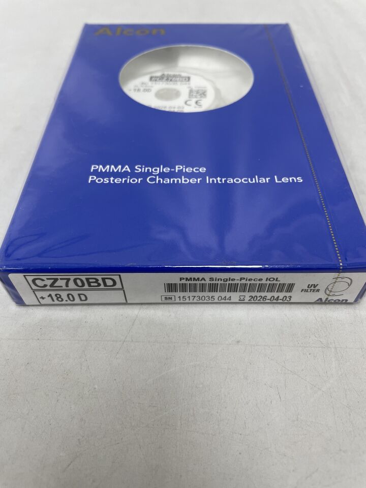 CZ70BD.180 - ALCON - kelman multi-flex intraocular lens 18.0d, (BX/1) - ( Expiry Date: 2026-04-03 )
