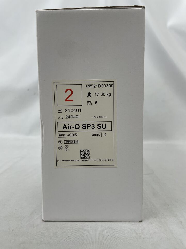 40205 - COOKGAS - Air-Qsp3 Intubating Laryngeal Airways, (BX/10) - ( Expiry Date: 2024-04-01 )