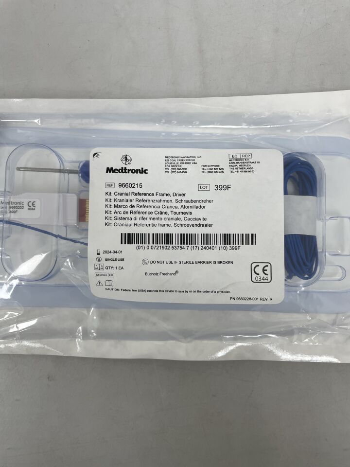 9660215 - MEDTRONIC - cranial reference frame, driver, () - ( Expiry Date: 2024-04-01 )