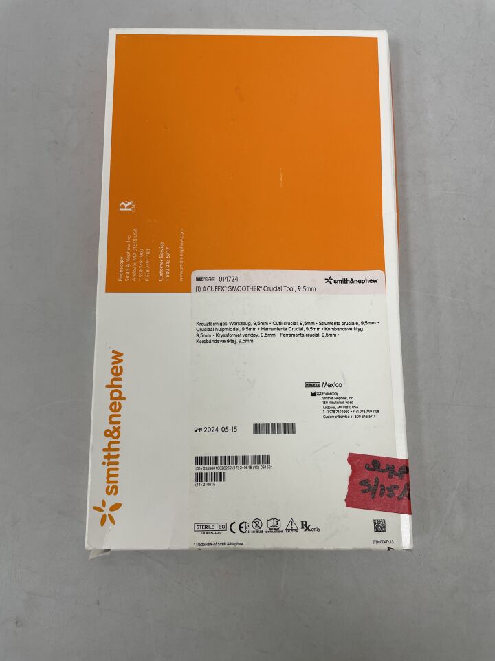 14724 - SMITH & NEPHEW - acufex smoother crucial tool 9.5mm, (EA) - ( Expiry Date: 2024-05-15 )