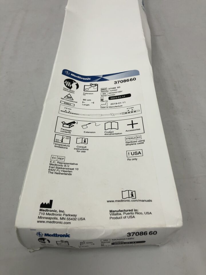3708660 - MEDTRONIC - Deep Brain Stimulation Extension Kit, 60cm, (BX/1) - ( Expiry Date: 2023-01-11 )