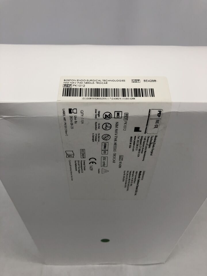 PK1012 - BOSTON ENDOSURGICAL - NIM NAV PAK Needle Trocar, Pedicle Access Needle, (BX/1) - ( Expiry Date: 2024-08-25 )
