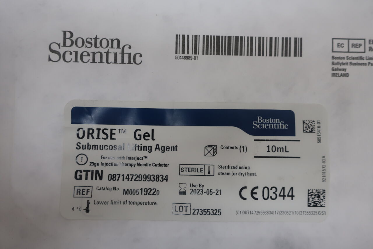 1922 - BOSTON SCIENTIFIC - Orise Gel Submucosal Lifting Agent, 10mL
, () - ( Expiry Date: 2024-08-22 )