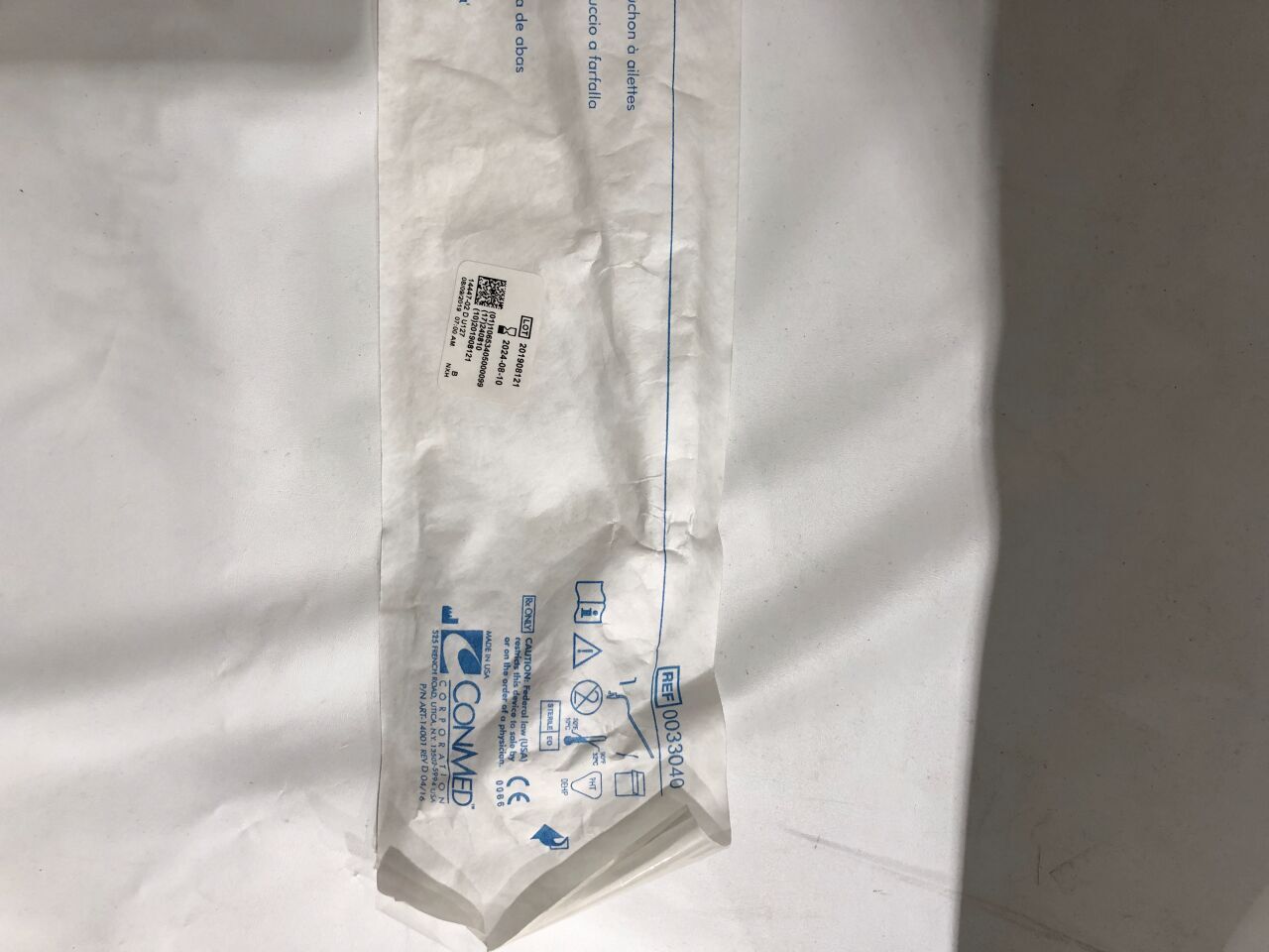 33040 - CONMED - SIGMOIDOSCOPIC Suction Instrument 18 Fr W/Winged Cap Suction Control (6mm , 7/32")12"(30cm), (EA) - ( Expiry Date: 2024-08-10 )