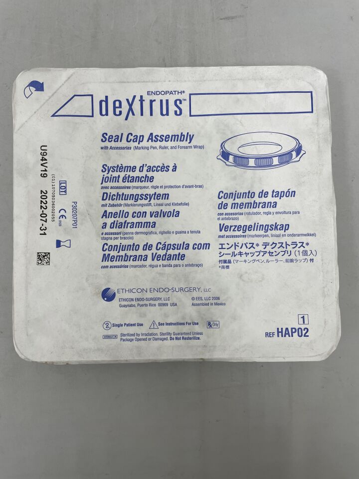 HAP02 - ETHICON - Endopath Dextrus Seal Cap Assembly with Accessory, (EA) - ( Expiry Date: 2022-07-31 )