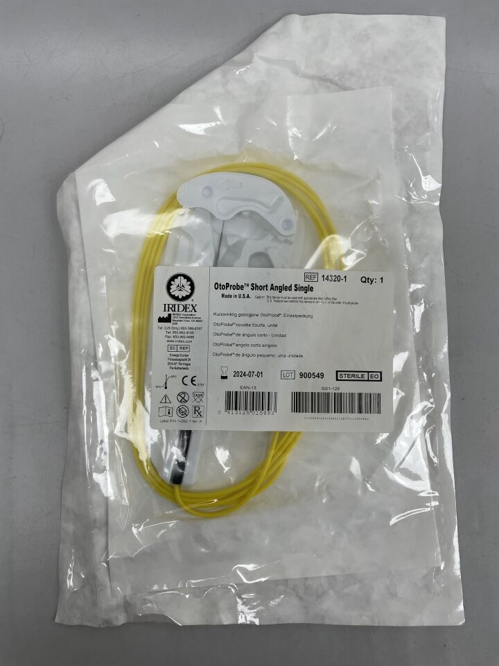 14320-1 - IRIDEX - Single Otoprobe, Short Angled, (EA) - ( Expiry Date: 2024-07-01 )