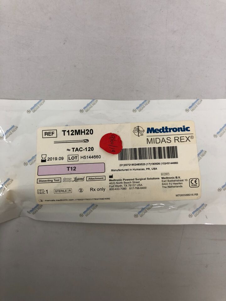 T12MH20 - MEDTRONIC - Midas Rex Legend Telescoping Tool 12, 2mm Match Head, (EA) - ( Expiry Date: 2019-09-01 )