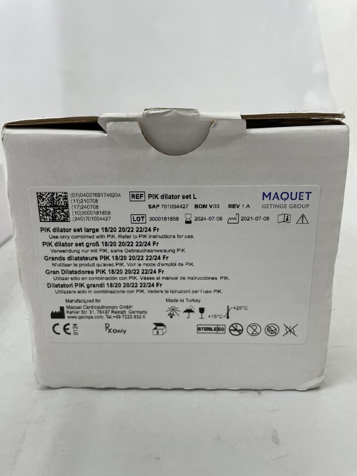 701054427 - MAQUET - PIK dilator set L, (BX/1) - ( Expiry Date: 2024-07-08 )